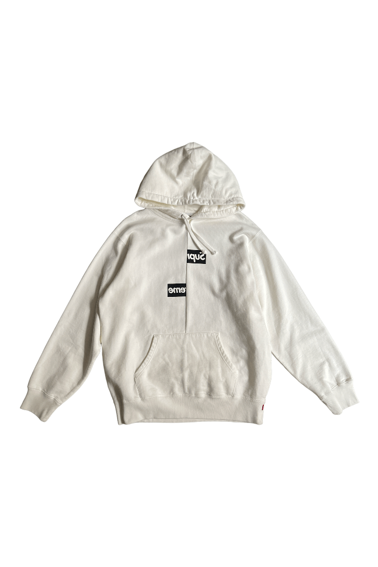 Supreme x Comme Des Garcon Shirt FW18 Split Box Hoodie GROGROCERY