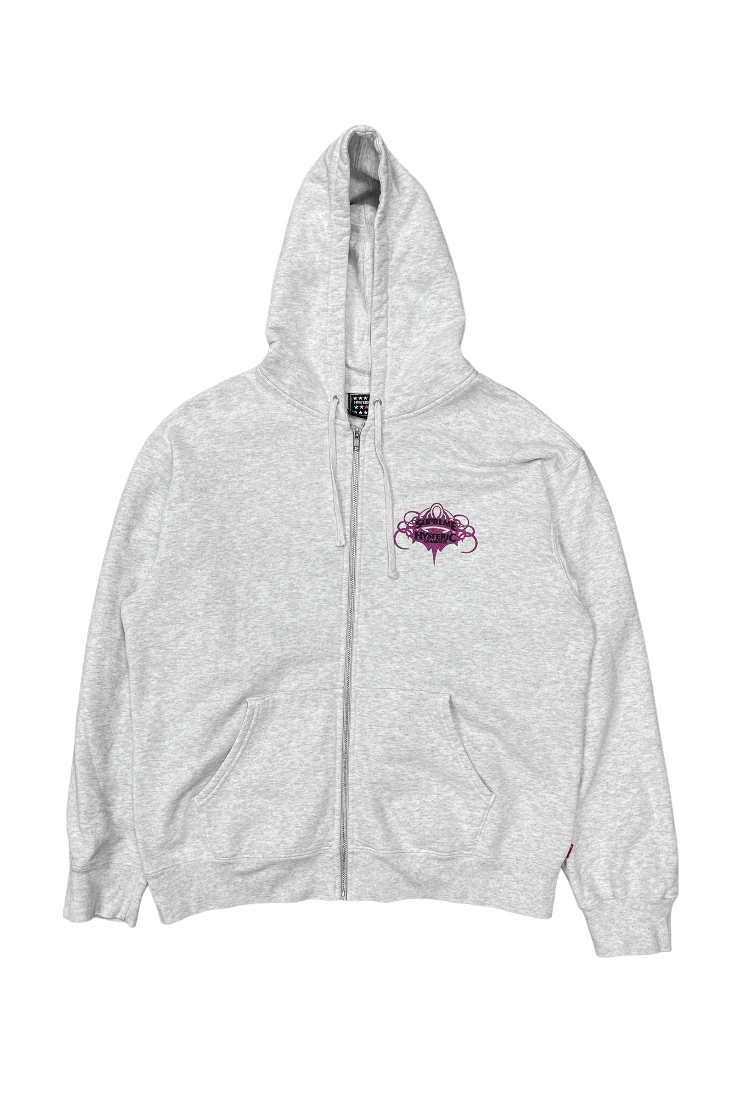 Supreme X HYSTERIC GLAMOUR Zip Up Hooded Sweatshirt - GROGROCERY