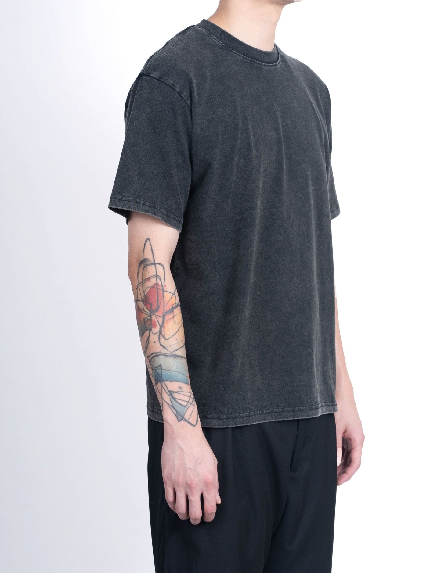 THEGREATMISTAKE. WASHING T-SHIRT/ BLACK - GROGROCERY