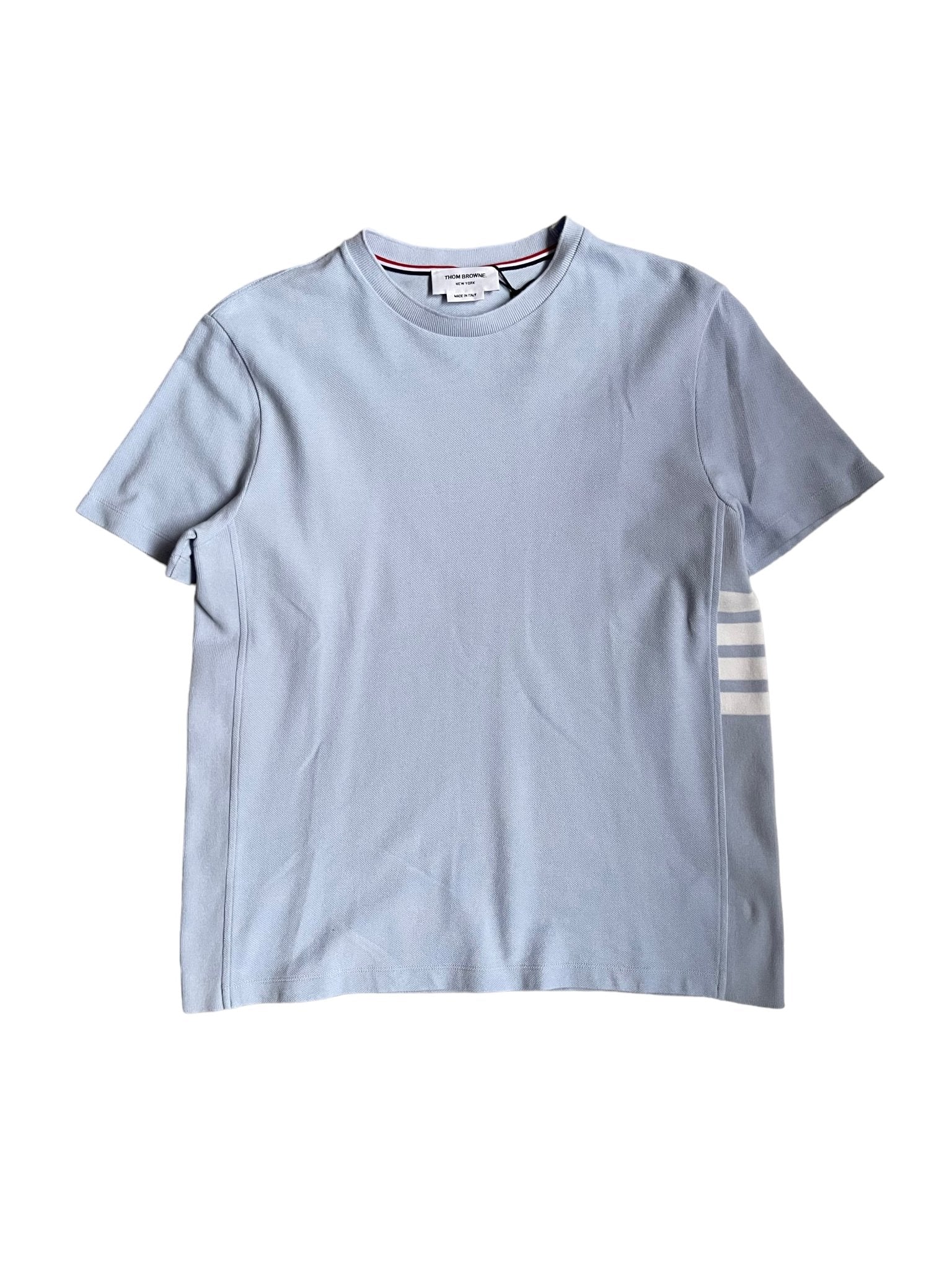 Thom Browne Pique 4 Bar T-Shirt - GROGROCERY