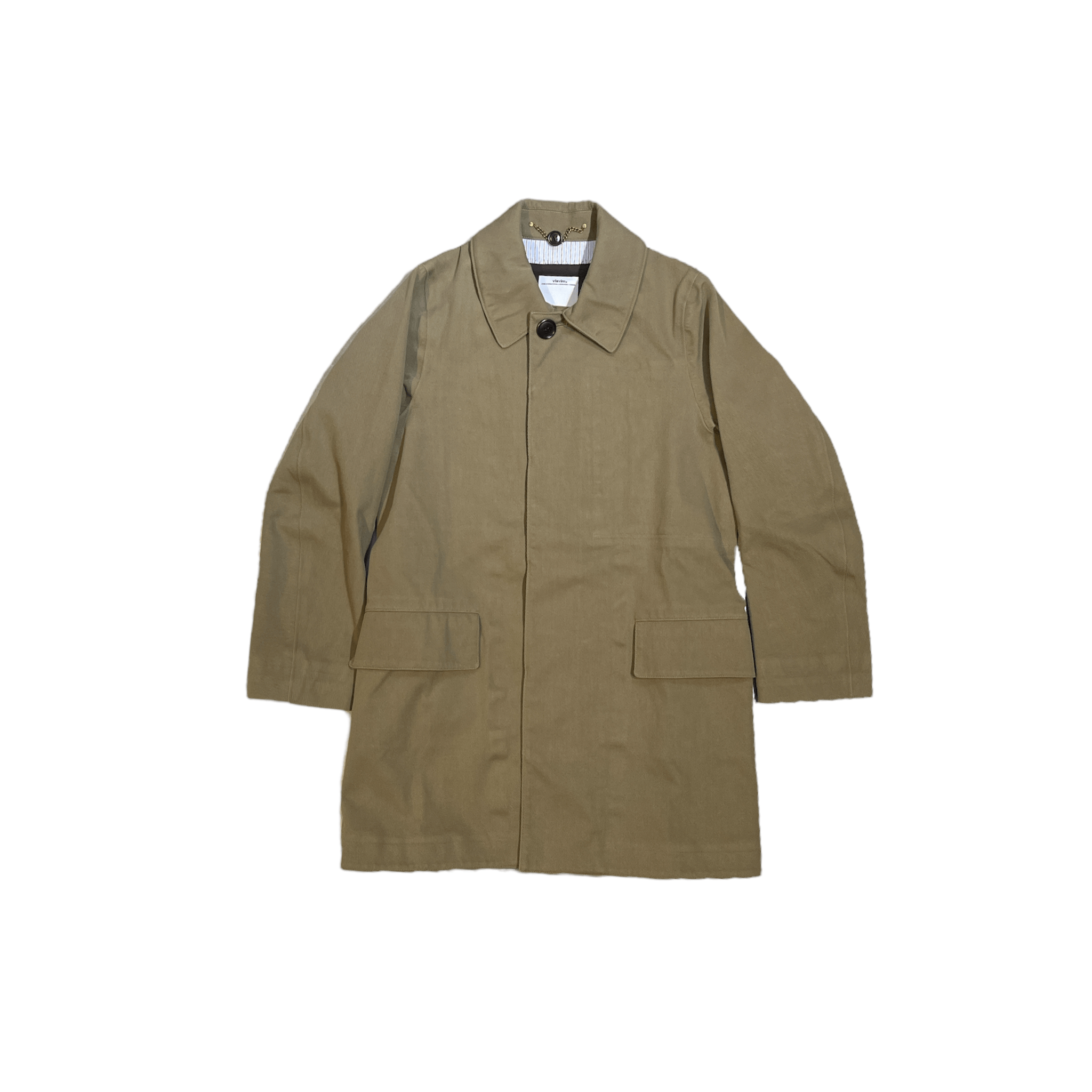 Visvim Olive Trech Coat - GROGROCERY