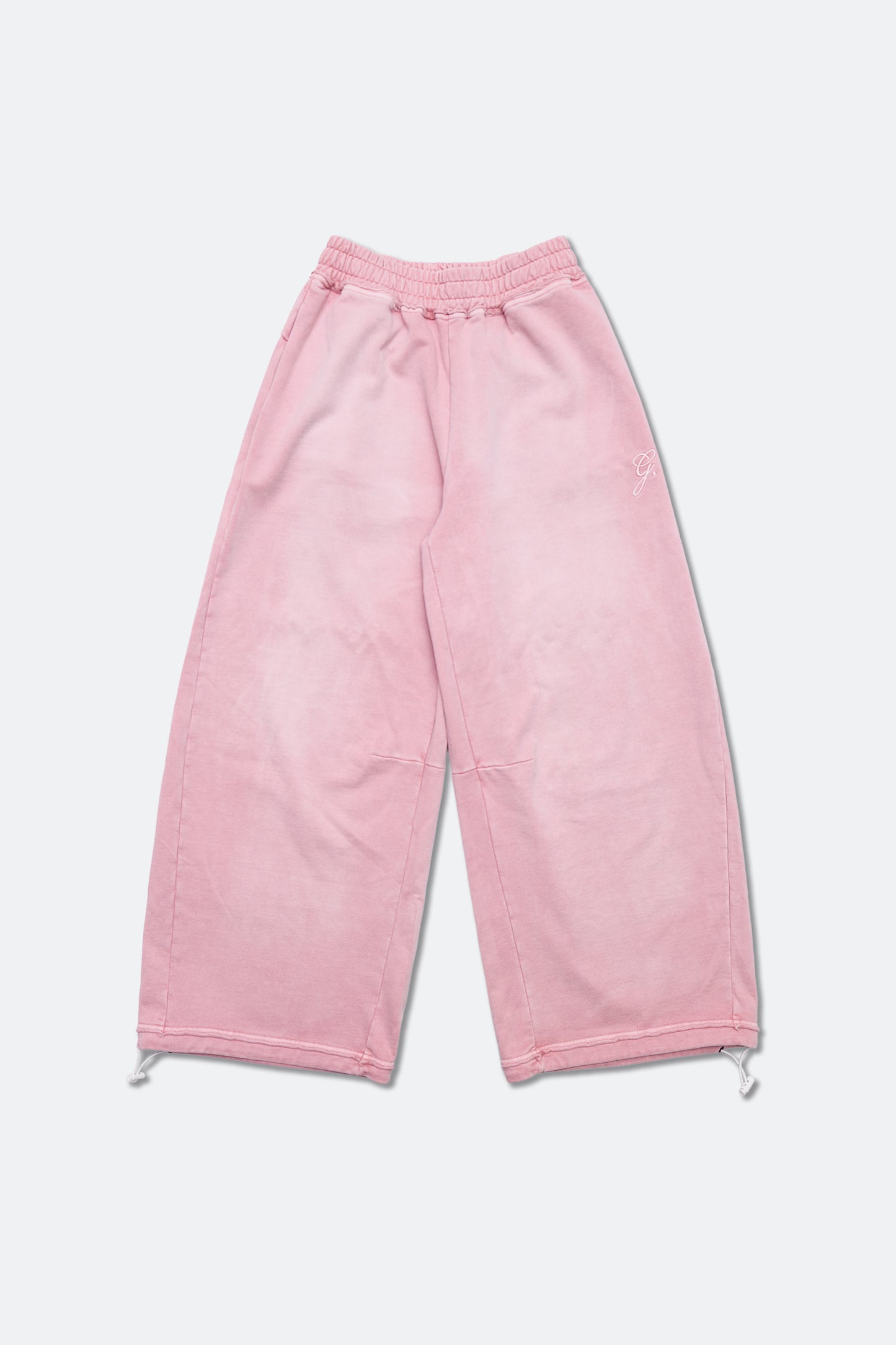 GROCERY FADE WASHED WIDE LEG SWEATPANTS/ WASHED PINK