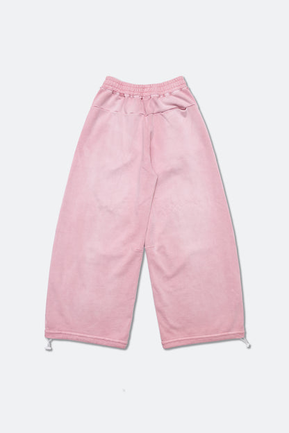 GROCERY FADE WASHED WIDE LEG SWEATPANTS/ WASHED PINK