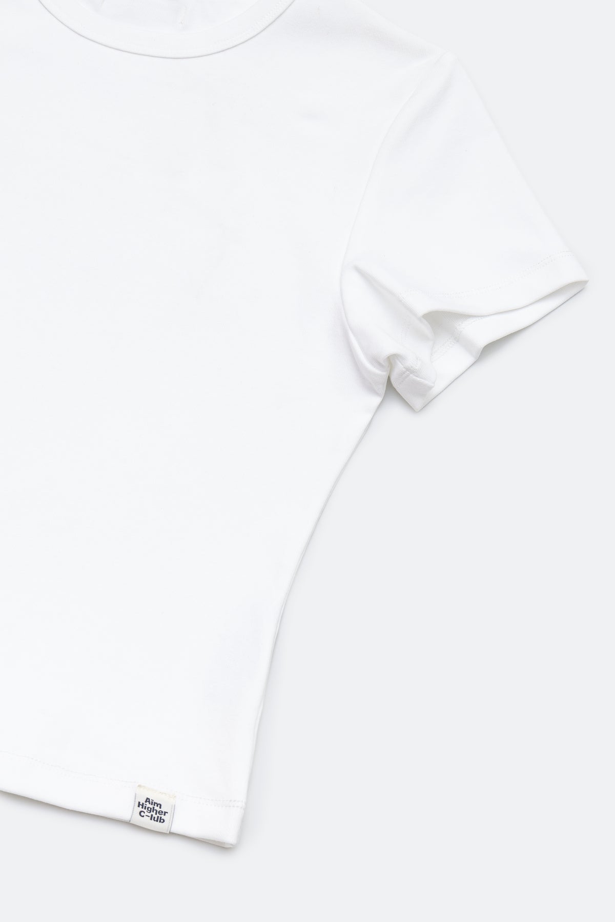 Aim Higher Club Essential Fitted Tee/ Off White