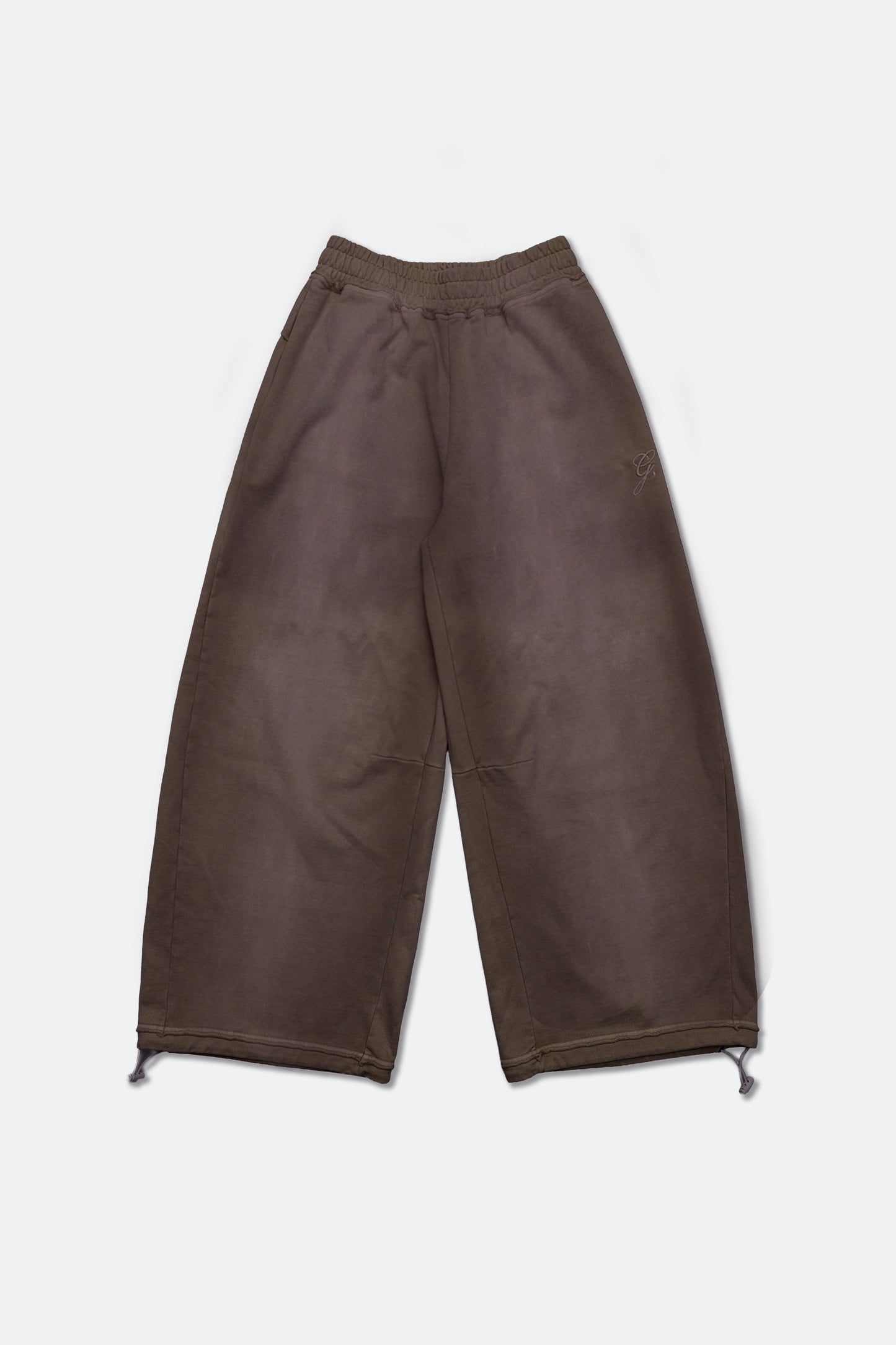 GROCERY FADE WASHED WIDE LEG SWEATPANTS/ WASHED BROWN