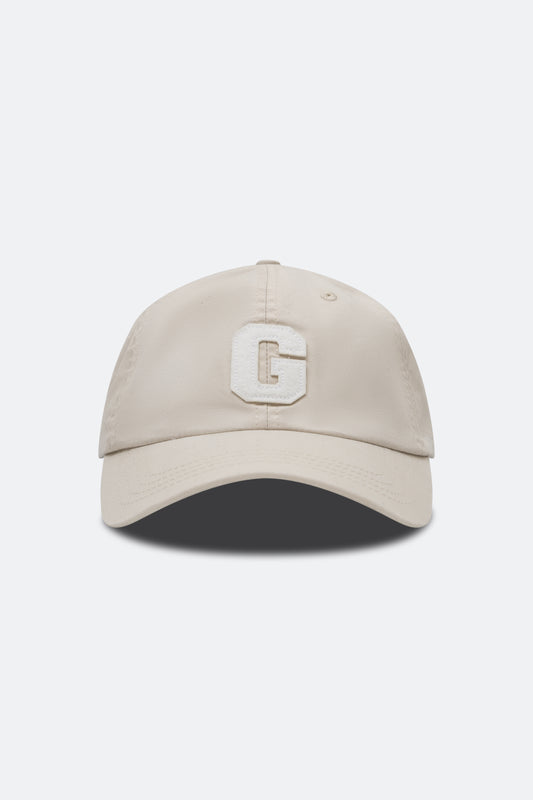GROCERY LIGHT WASHED G LOGO CAP/ CREAM