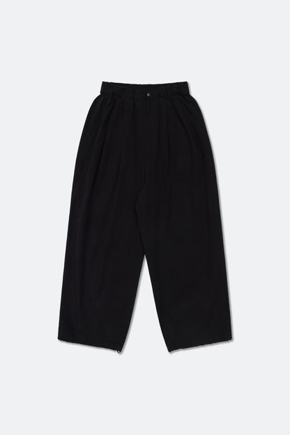 GROCERY BALLOON FIT WIDE PANTS/ BLACK