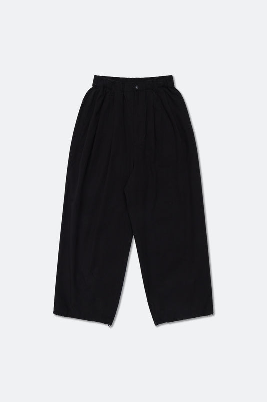 GROCERY BALLOON FIT WIDE PANTS/ BLACK