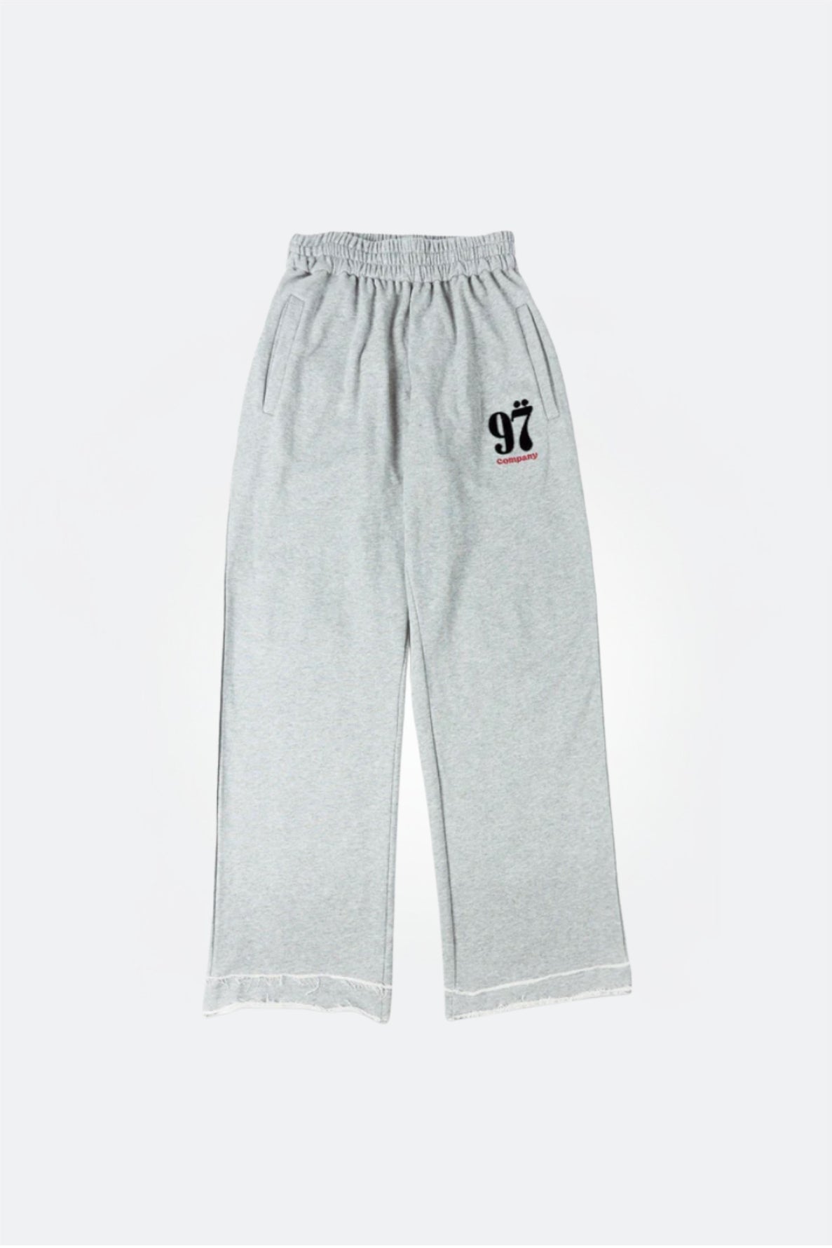 1997SHELL STOCK LOGO SWEATPANTS/ GREY - GROGROCERY