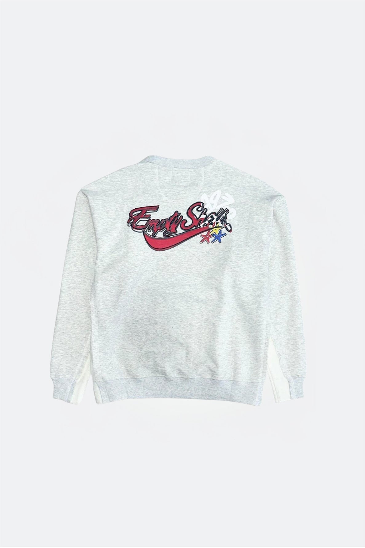 1997SHELL UNIVERSITY SWEATER/ PATCH WHITE - GROGROCERY