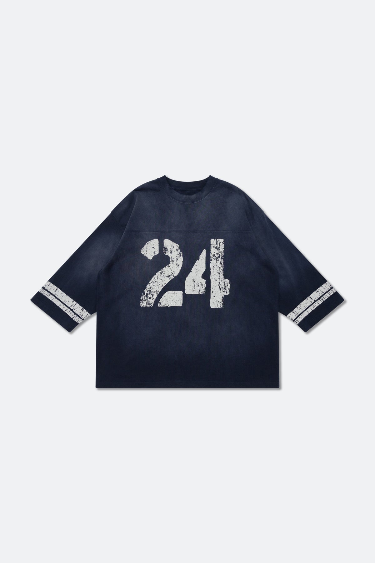 GROCERY WASHED 24 MID SLEEVE TEE/ NAVY