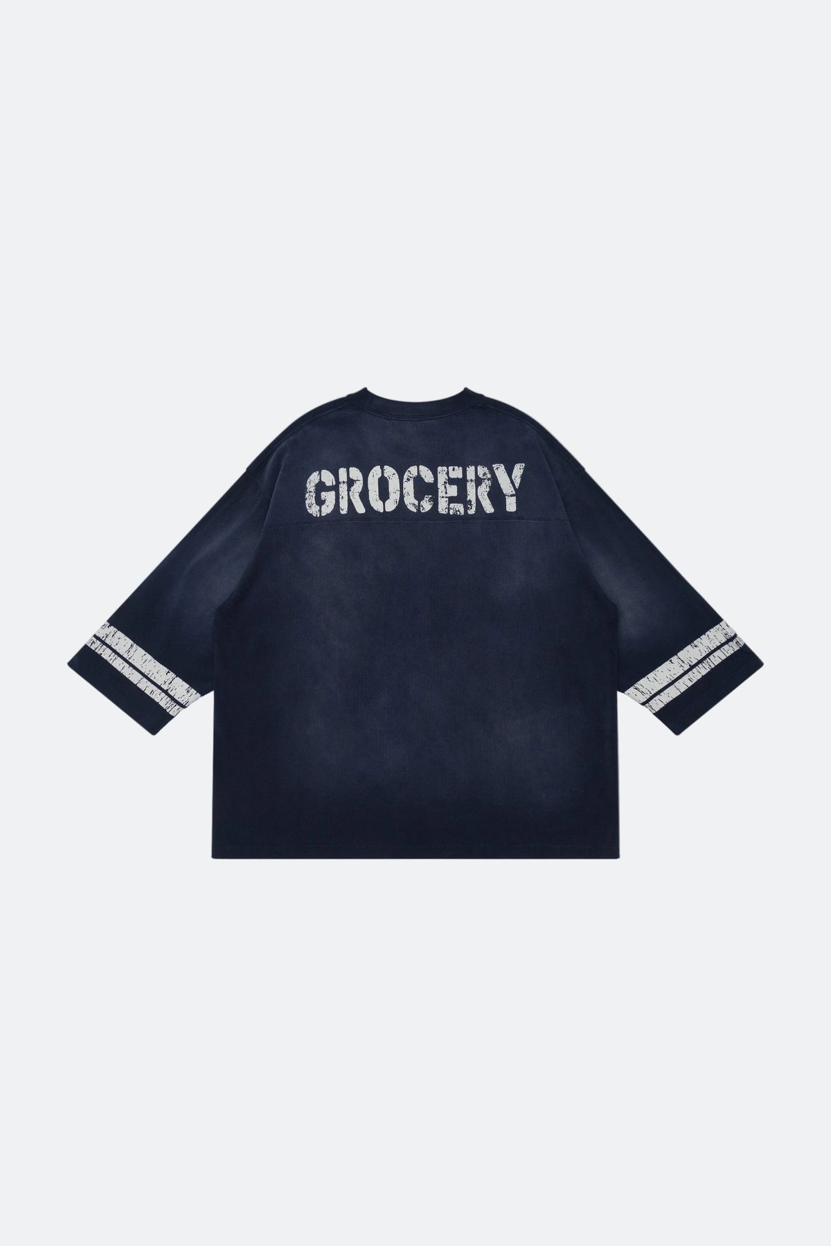 GROCERY WASHED 24 MID SLEEVE TEE/ NAVY