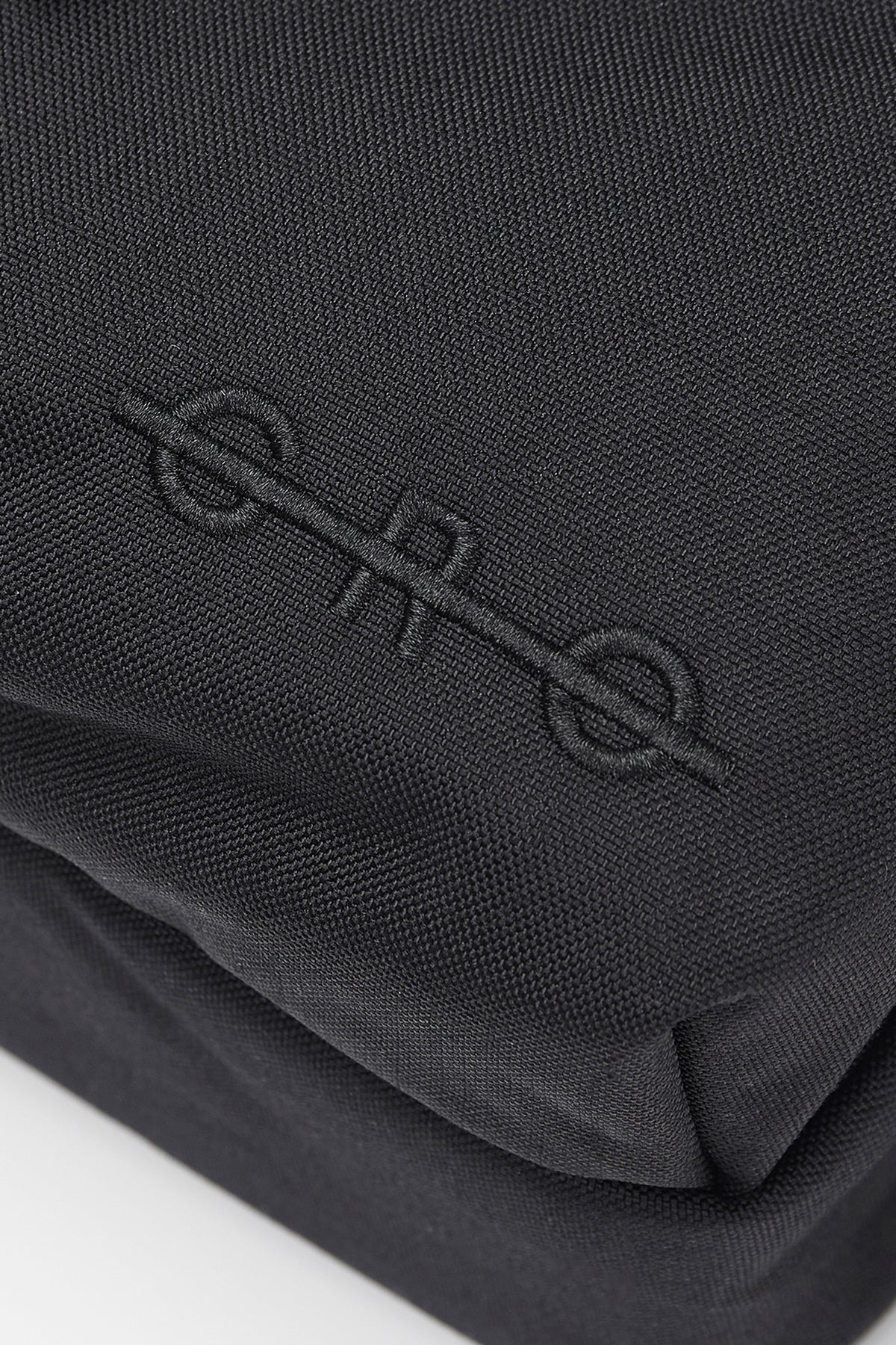 GROCERY CORDURA DOUBLE POCKET SHOULDER BAG/ BLACK