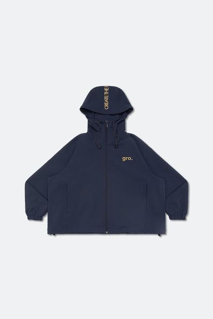 gro. by DM LIGHTWEIGHT PARKA JACKET/ NAVY
