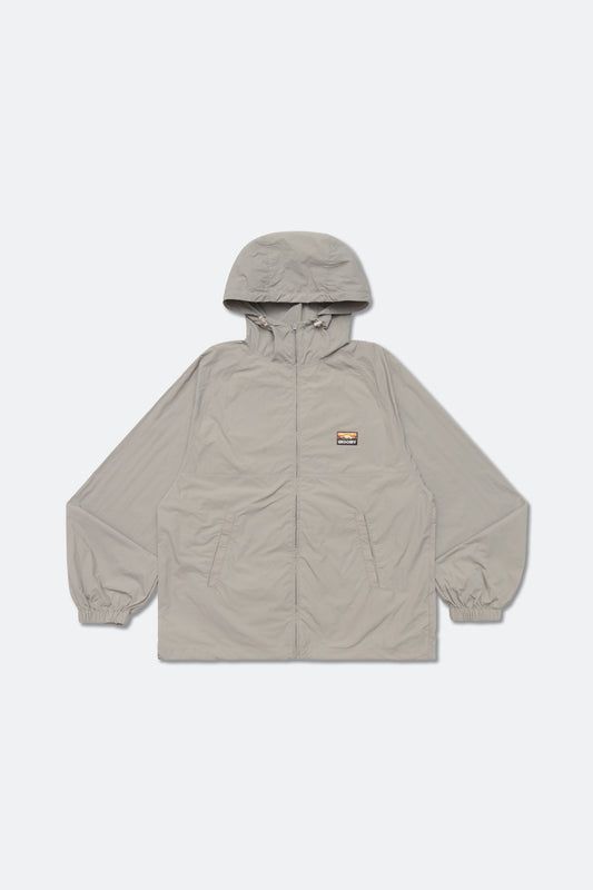 GROCERY PACKABLE NYLON WINDBREAKER/ GREIGE
