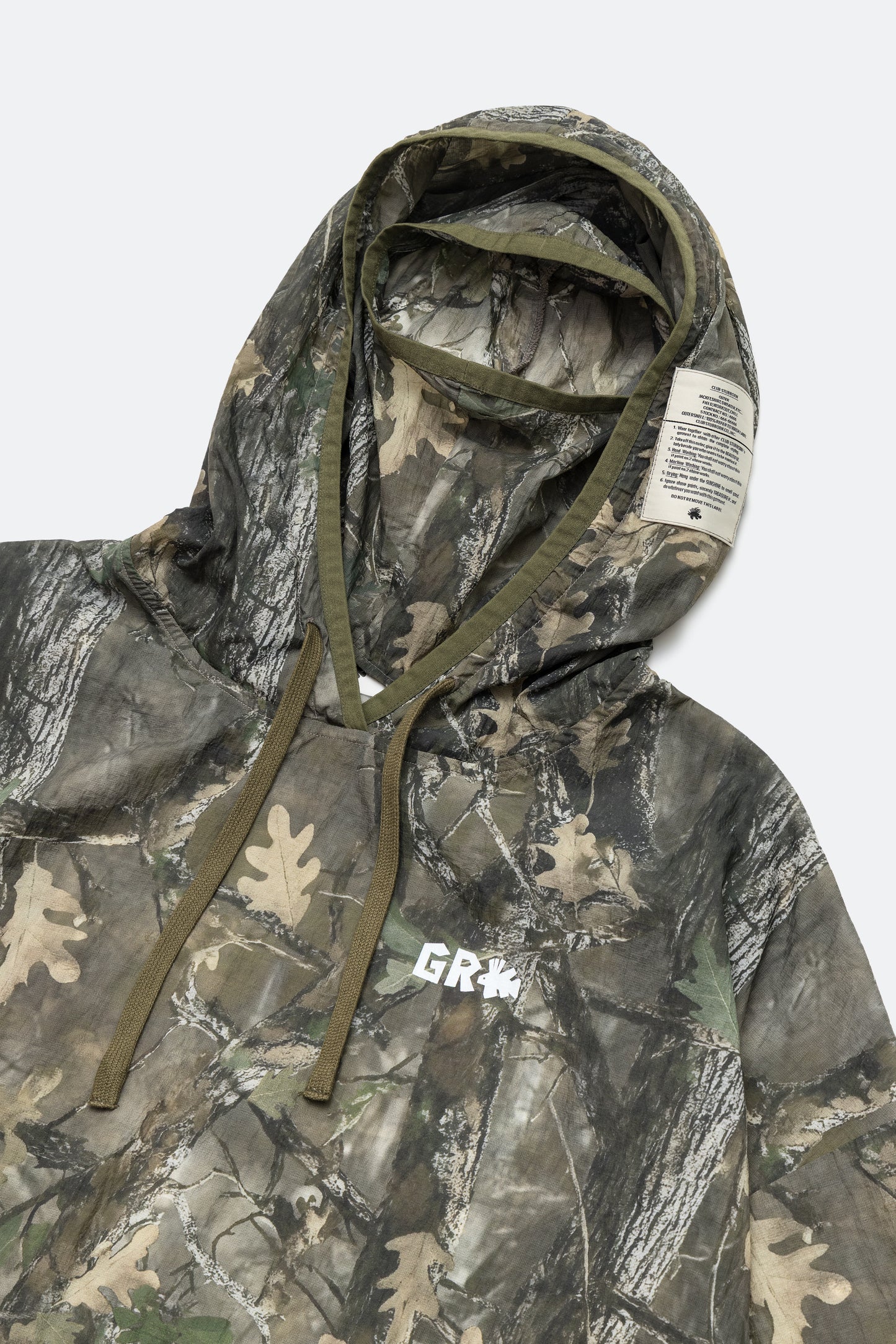 GROCERY x CLUB STUBBORN THE DEFENDER HOODIE/ WOOD CAMO