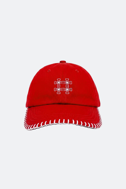 ANYHEX #BRIGHT STITCHING CAP/ RED