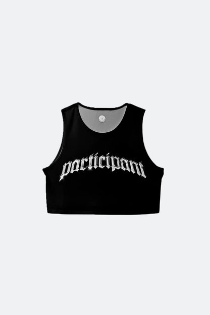 PARTICIPATION CHROME CROP SINGLET