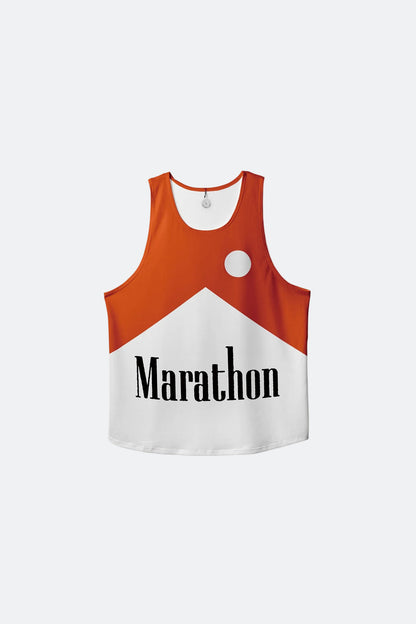 PARTICIPATION MARATHON RED V2 SINGLET