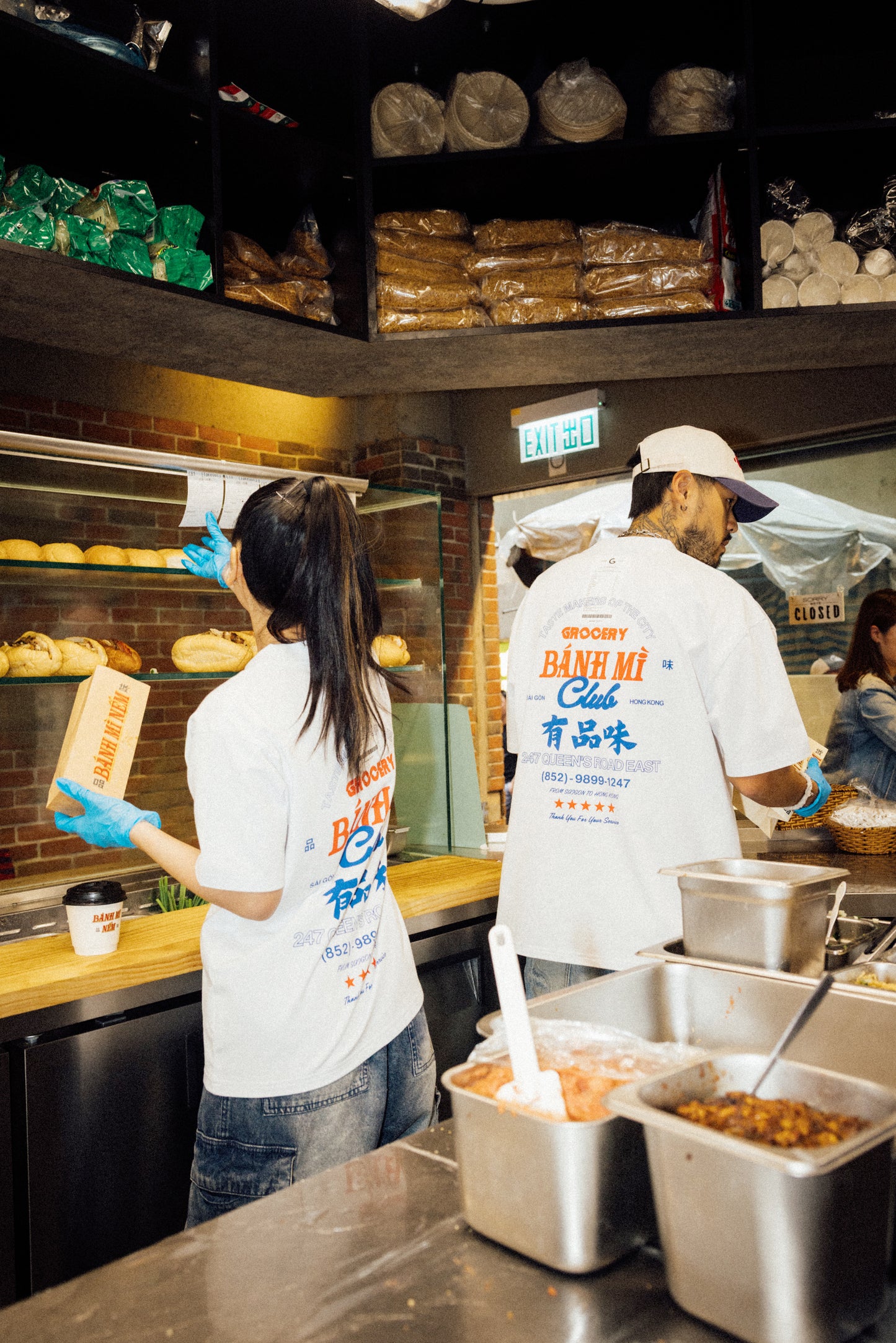 GROCERY x BANH MI YOU GOT TASTE GRAPHIC TEE/ WHITE