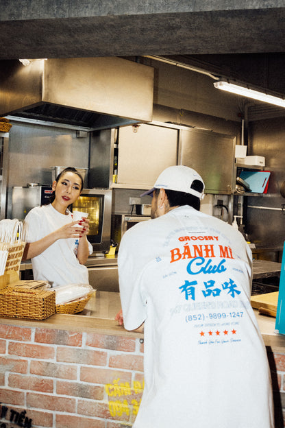 GROCERY x BANH MI YOU GOT TASTE GRAPHIC TEE/ WHITE