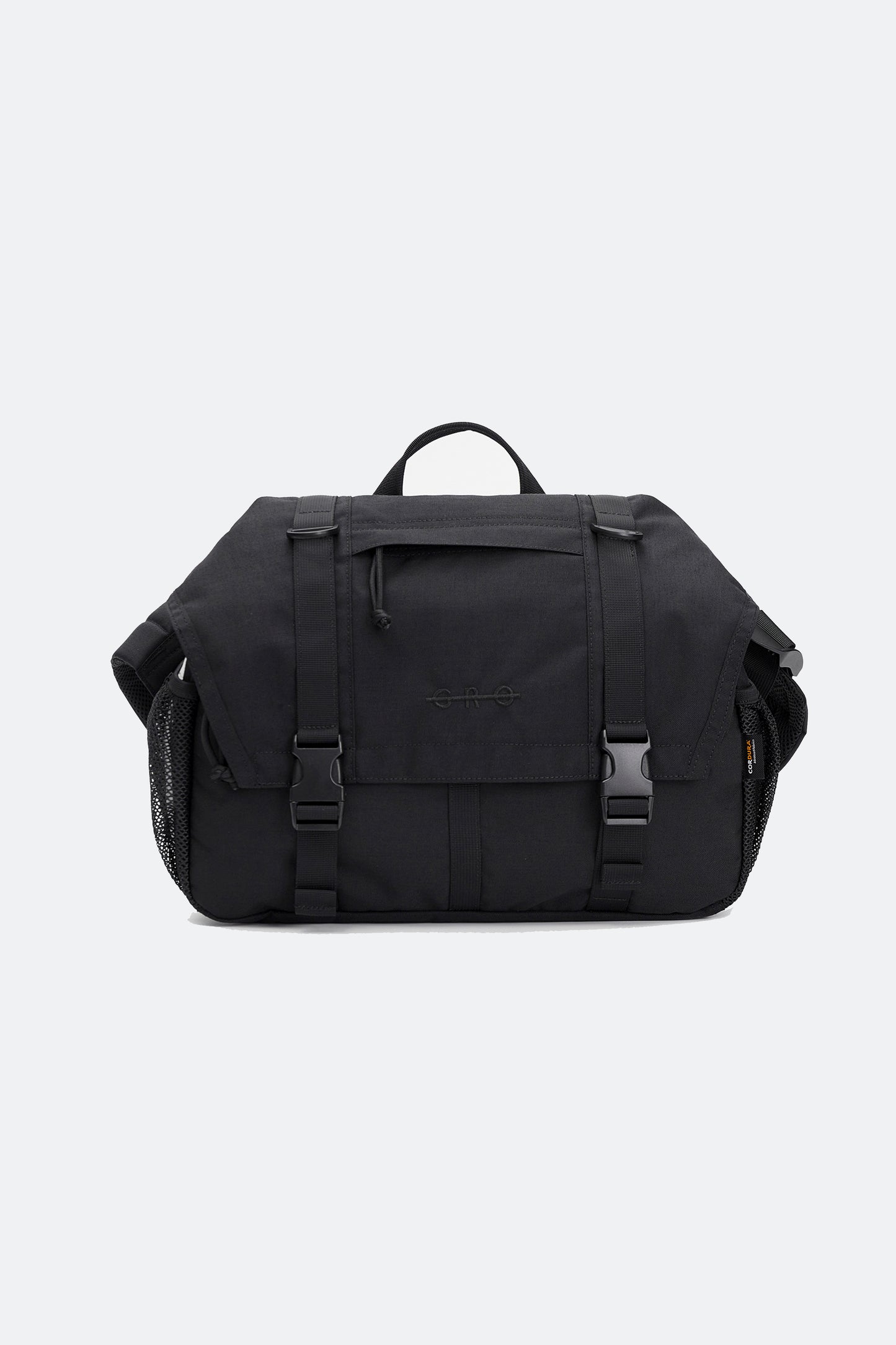 GROCERY CORDURA CROSS BODY MESSENGER BAG/ BLACK