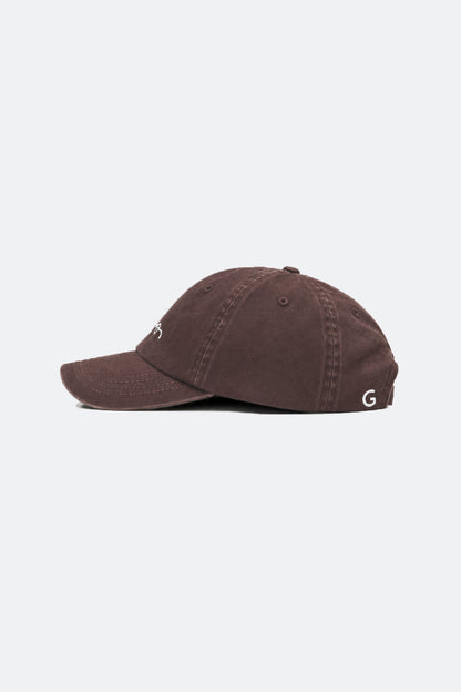 GROCERY X CUMA CAFE WASHED LOGO CAP/ BROWN