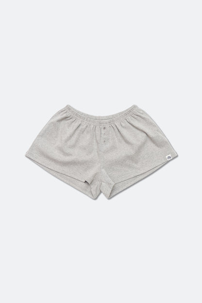 Aim Higher Club Essential Flare Mini Shorts/ Flecking Grey