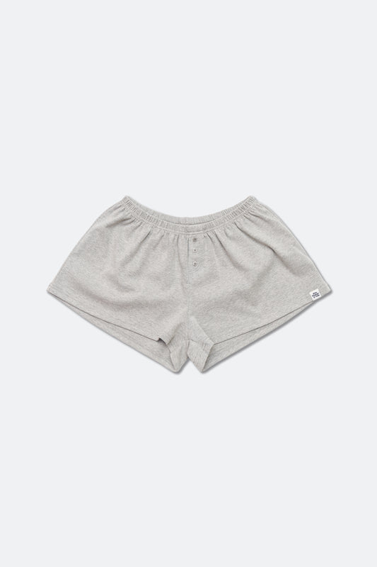 Aim Higher Club Essential Flare Mini Shorts/ Flecking Grey