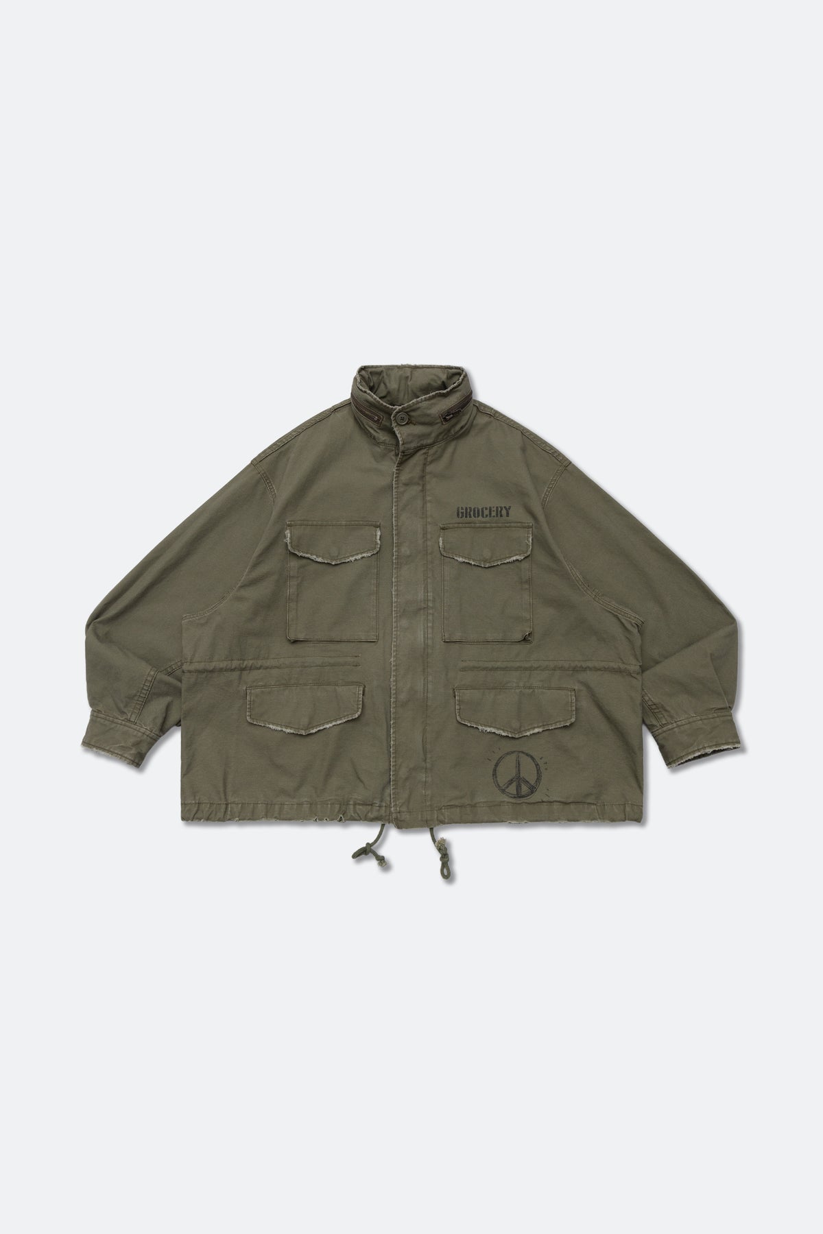 GROCERY M-65 MILITARY FIELD JACKET/ OLIVE
