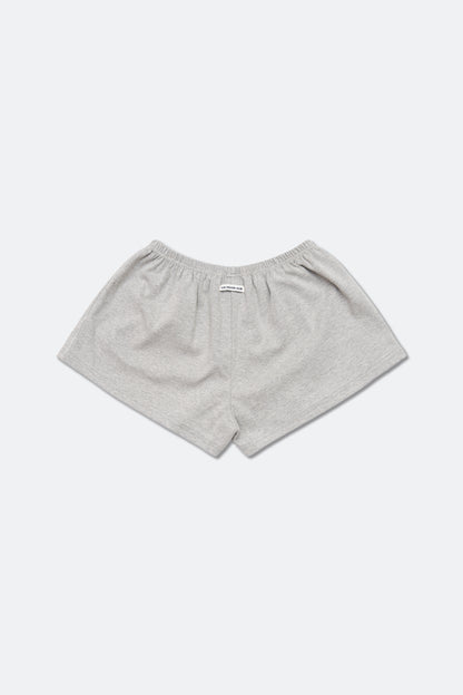 Aim Higher Club Essential Flare Mini Shorts/ Flecking Grey