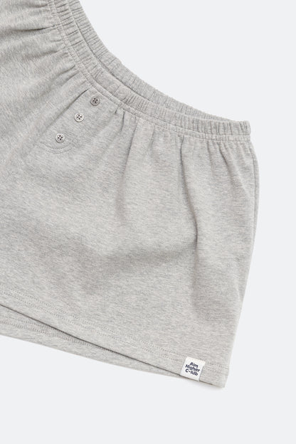 Aim Higher Club Essential Flare Mini Shorts/ Flecking Grey