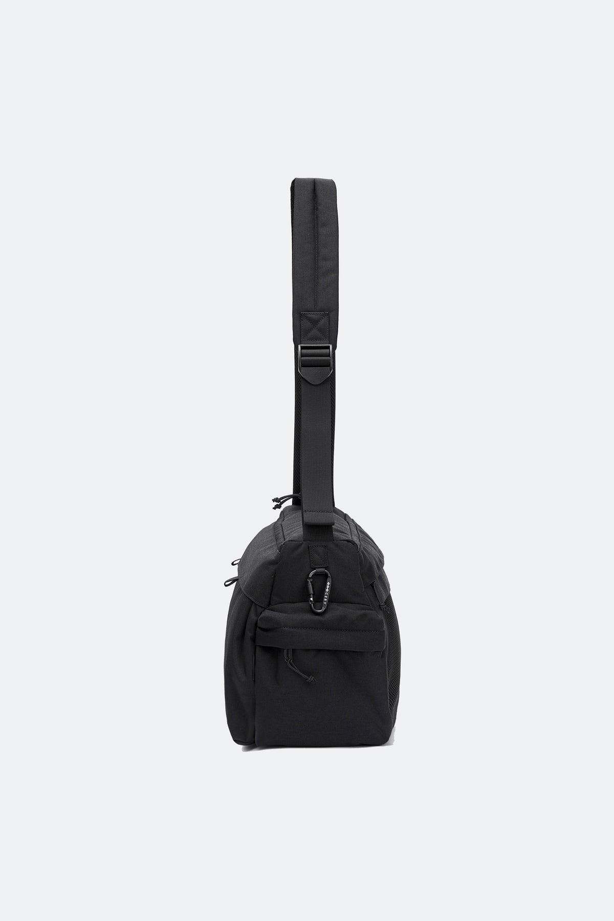 GROCERY CORDURA MULTI POCKET MESSENGER BAG/ BLACK