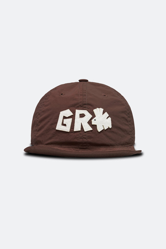 GROCERY x CLUB STUBBORN GEOMETRIC LION FISH CAP/ BORWN
