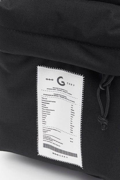 GROCERY CORDURA MULTI POCKET MESSENGER BAG/ BLACK