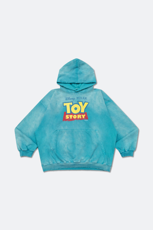 GROCERY | TARMAC | TOY STORY FADE WASHED BUNNY & DUCKY HOODIE/ WASHED SKY BLUE