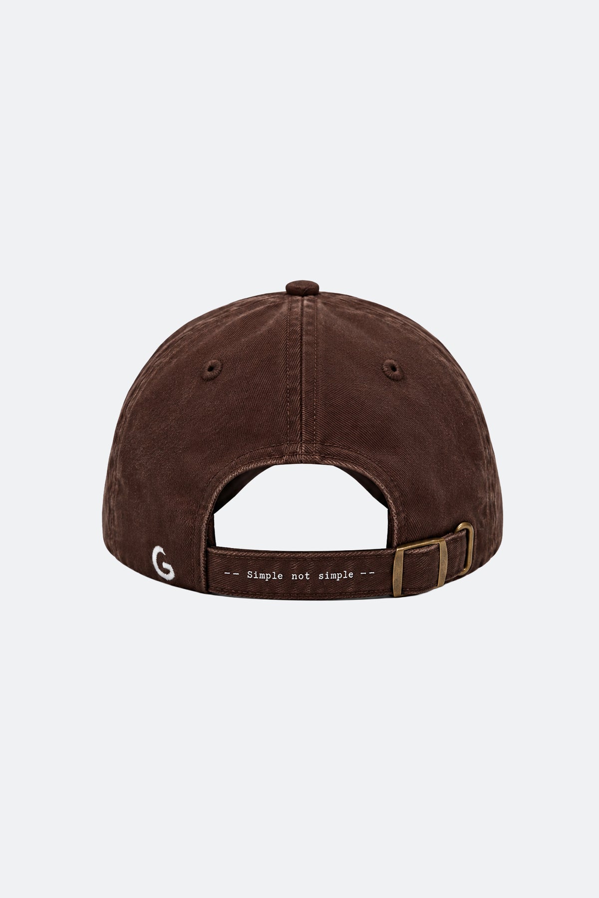 GROCERY X CUMA CAFE WASHED LOGO CAP/ BROWN