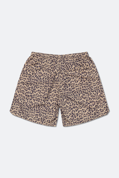 GROCERY DAILY NYLON SHORTS/ LEOPARD