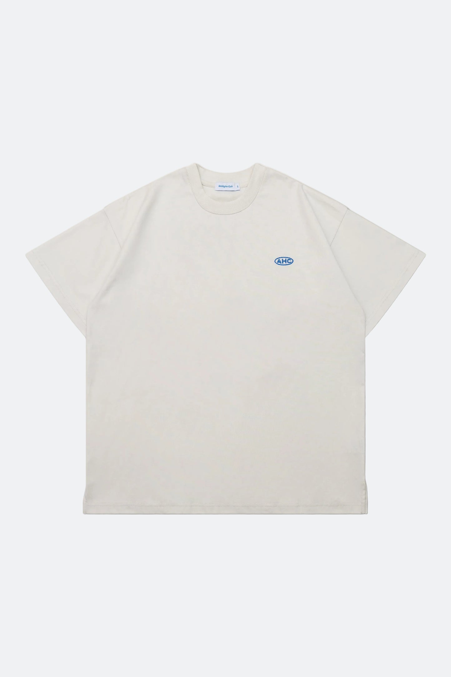 Aim Higher Club Embossed Unisex Logo Tee/ Cream