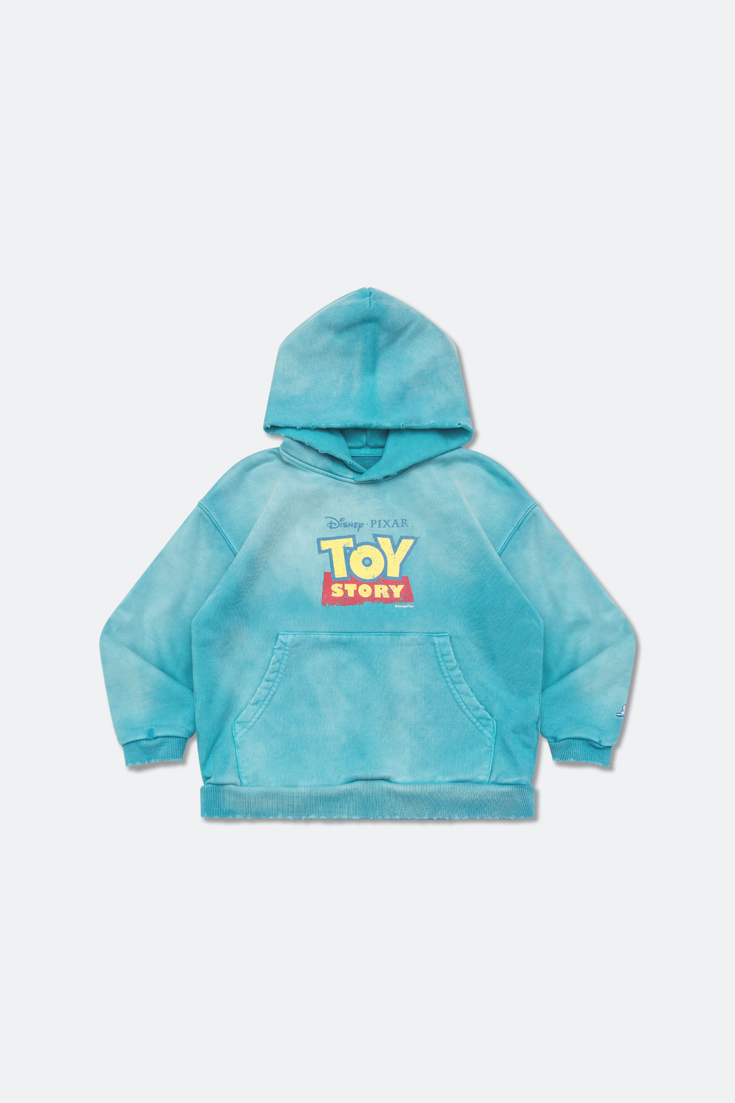 GROCERY | TARMAC | TOY STORY KIDS FADE WASHED BUNNY & DUCKY HOODIE/ WASHED SKY BLUE