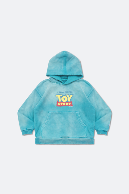 GROCERY | TARMAC | TOY STORY KIDS FADE WASHED BUNNY & DUCKY HOODIE/ WASHED SKY BLUE