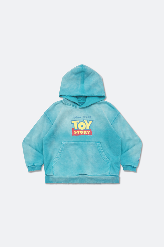 GROCERY | TARMAC | TOY STORY KIDS FADE WASHED BUNNY & DUCKY HOODIE/ WASHED SKY BLUE