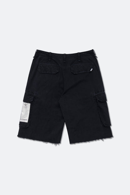 GROCERY BAGGY CARGO SHORTS/ BLACK
