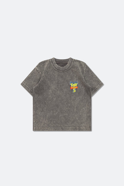 GROCERY | TARMAC | TOY STORY PONY RIDERS KIDS WASHED GRAPHIC TEE/ CHARCOAL