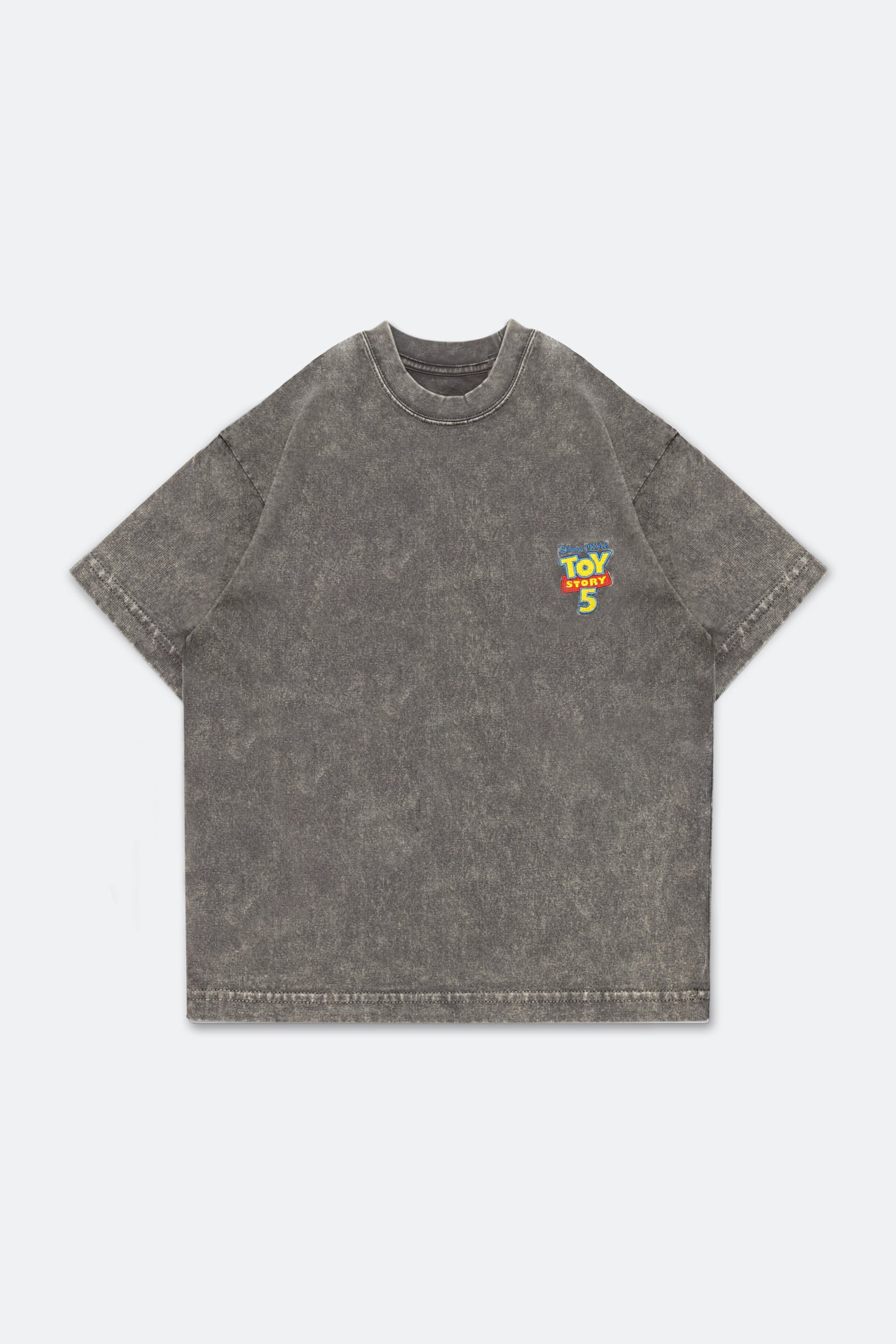 GROCERY | TARMAC | TOY STORY PONY RIDERS WASHED GRAPHIC BOXY TEE/ CHARCOAL
