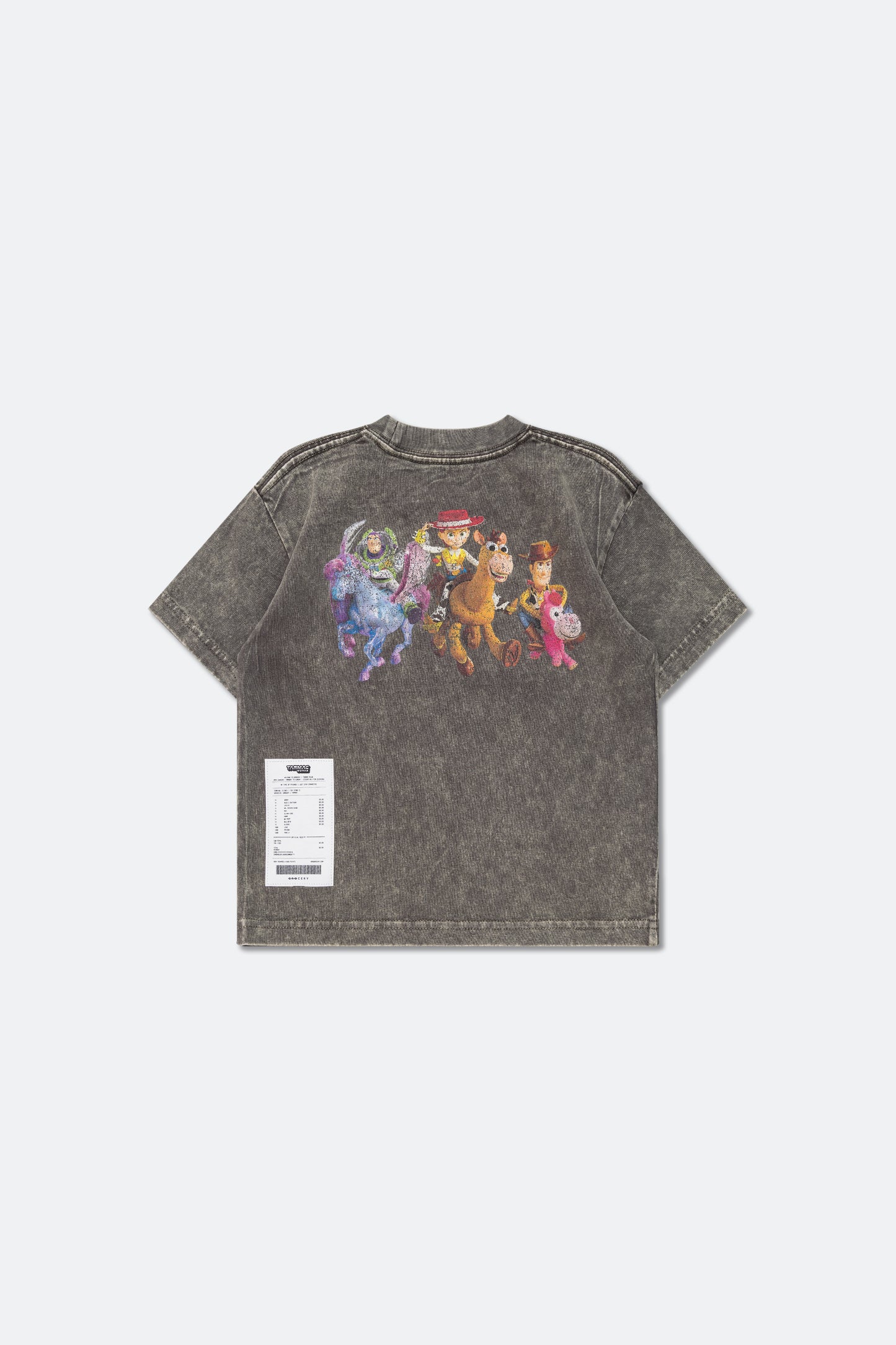 GROCERY | TARMAC | TOY STORY PONY RIDERS KIDS WASHED GRAPHIC TEE/ CHARCOAL