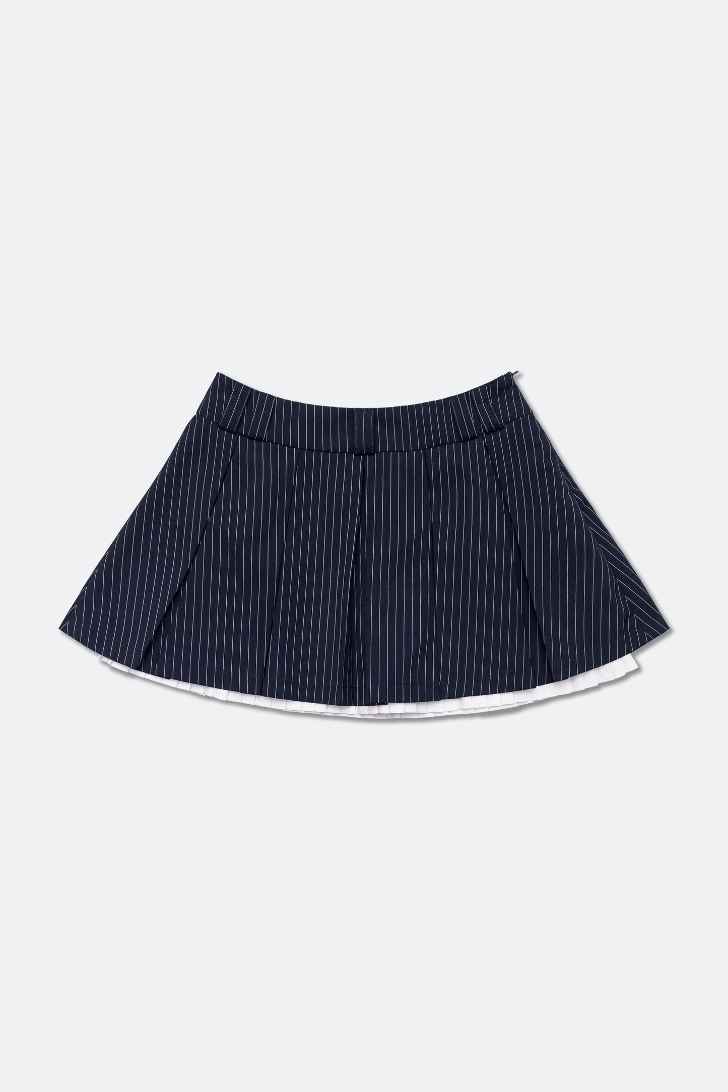 GROCERY LAYERED STRIPE MINI SKIRT/ NAVY