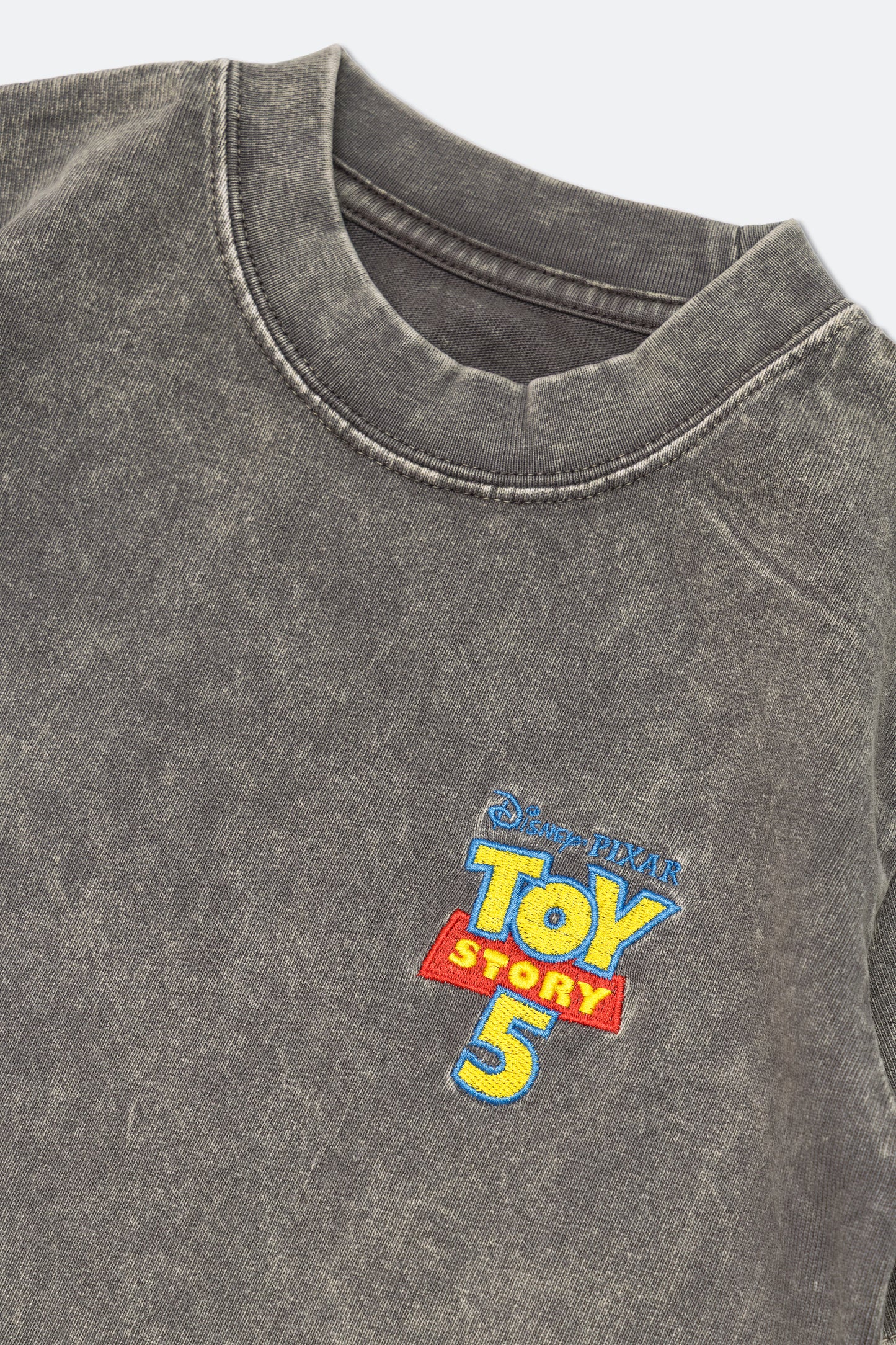GROCERY | TARMAC | TOY STORY PONY RIDERS WASHED GRAPHIC BOXY TEE/ CHARCOAL