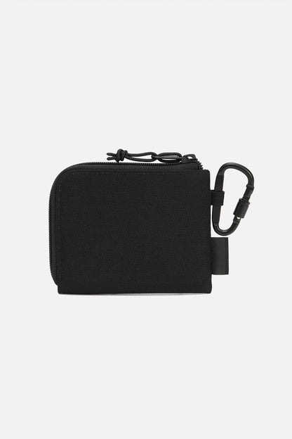 GROCERY CORDURA ZIP WALLET/ BLACK