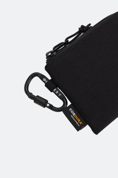 GROCERY CORDURA ZIP WALLET/ BLACK
